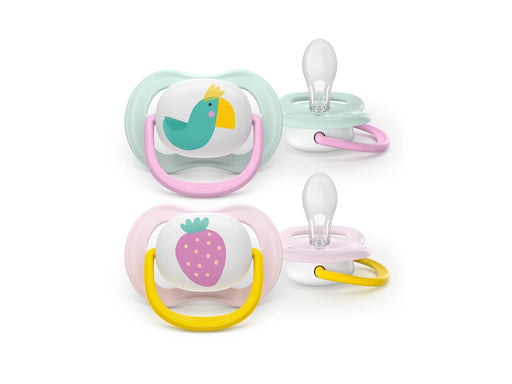Philips Avent Pacifier ultra air 2 pack 0–6 mdr. grøn/gul