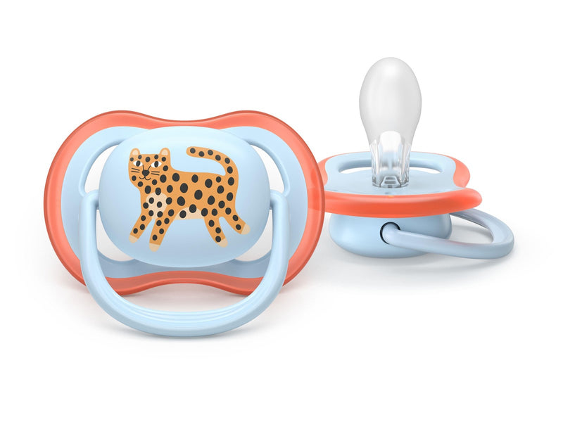 Philips Avent Pacifier ultra air 2 pack 0–6 mdr. gul/blå