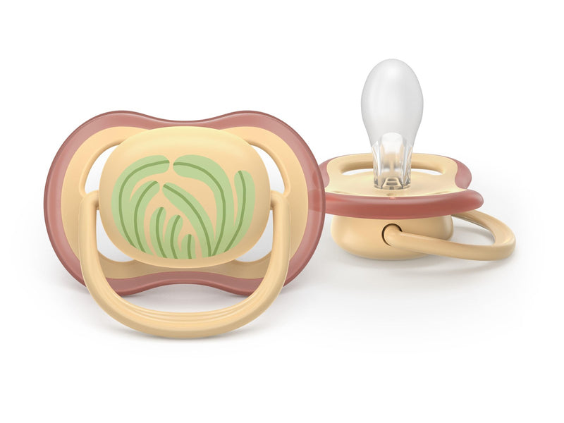 Philips Avent Pacifier ultra air 2 pack 0–6 mdr. gul/gul