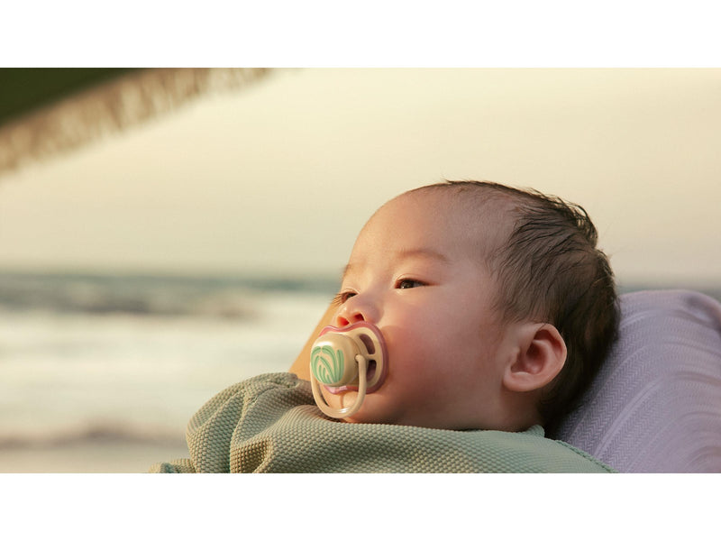 Philips Avent Pacifier ultra air 2 pack 0–6 mdr. gul/gul