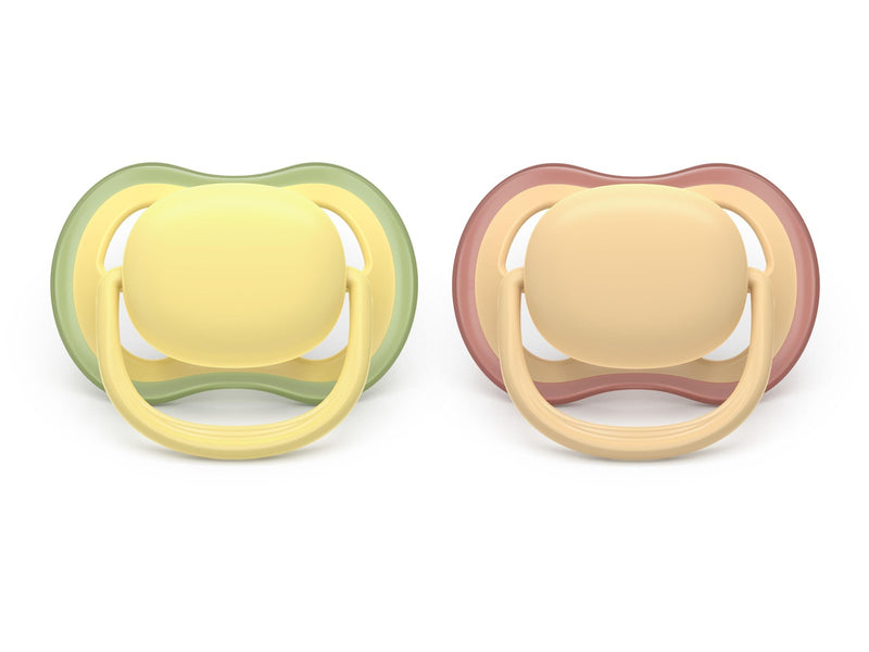 Philips Avent Pacifier ultra air 2 pack 0–6 mdr. gul/orange