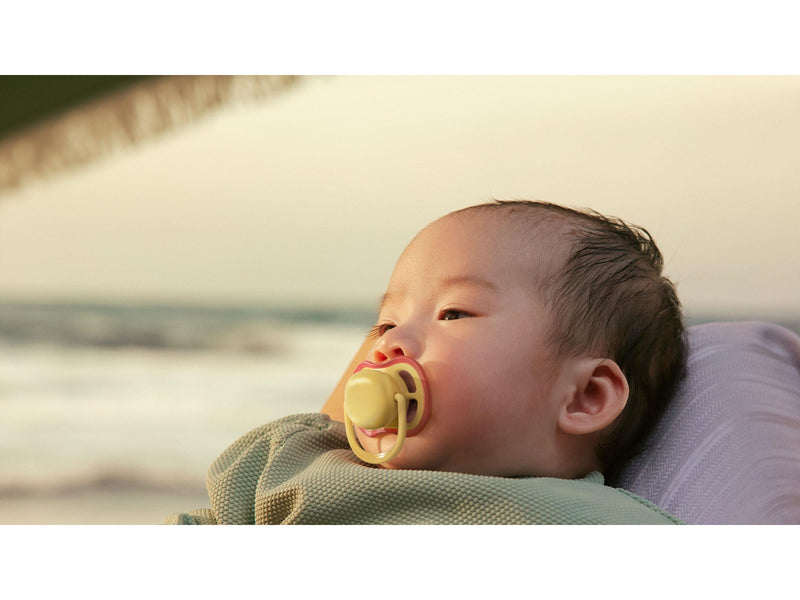 Philips Avent Pacifier ultra air 2 pack 0–6 mdr. gul/pink