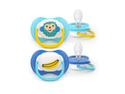 Philips Avent Pacifier ultra air 2 pack 6–18 mdr. blå/gul