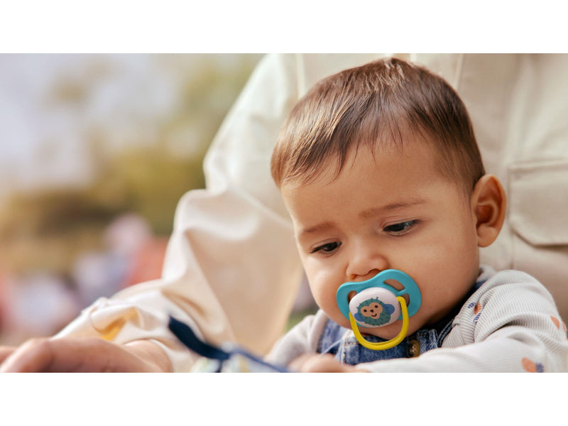Philips Avent Pacifier ultra air 2 pack 6–18 mdr. blå/gul
