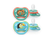 Philips Avent Pacifier ultra air 2 pack 6–18 mdr. dyremotiver