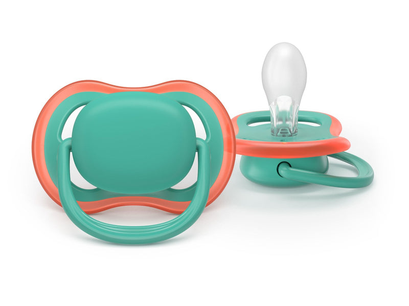 Philips Avent Pacifier ultra air 2 pack 6–18 mdr. grøn/blå