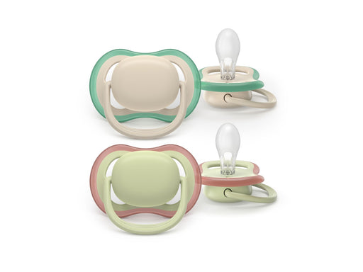 Philips Avent Pacifier ultra air 2 pack 6–18 mdr. grøn/grøn