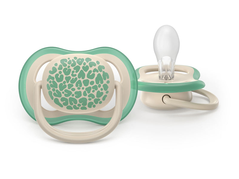 Philips Avent Pacifier ultra air 2 pack 6–18 mdr. grøn/grøn