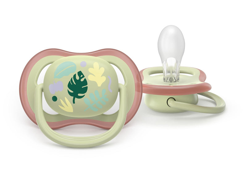 Philips Avent Pacifier ultra air 2 pack 6–18 mdr. grøn/grøn