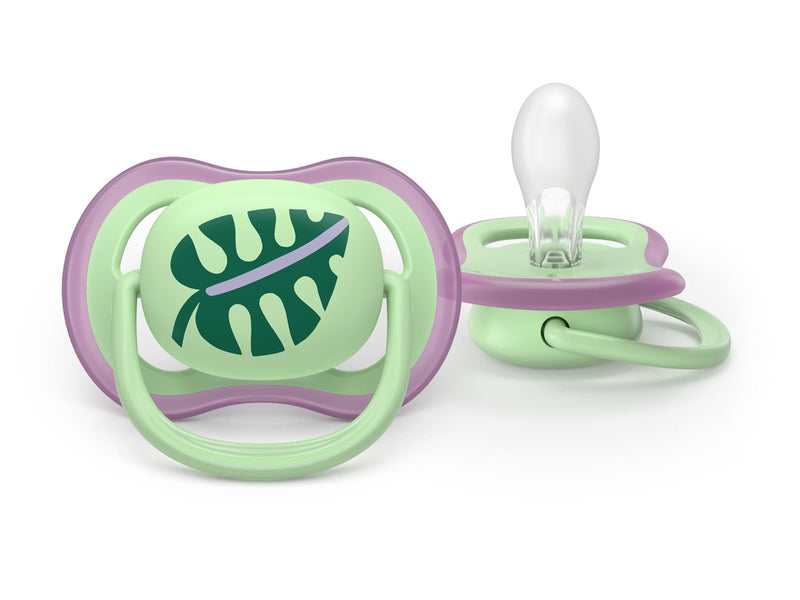 Philips Avent Pacifier ultra air 2 pack 6–18 mdr. grøn/pink