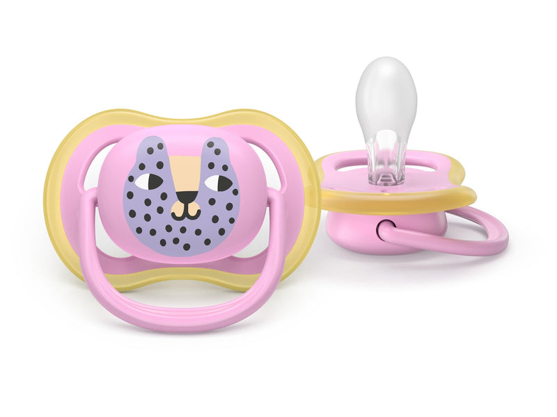 Philips Avent Pacifier ultra air 2 pack 6–18 mdr. grøn/pink