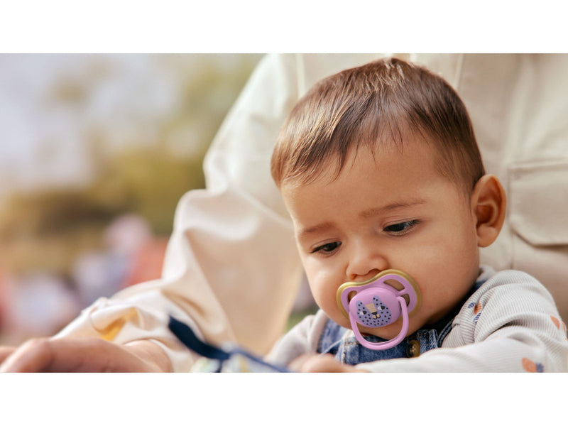 Philips Avent Pacifier ultra air 2 pack 6–18 mdr. grøn/pink