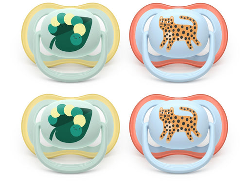 Philips Avent Pacifier ultra air 4 pack 0–6 mdr. grøn/blå