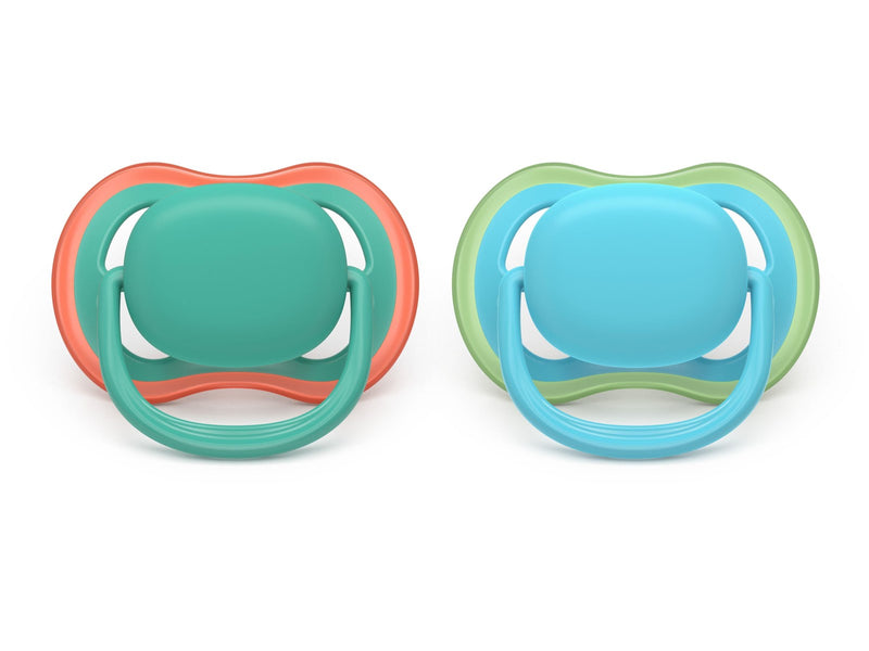 Philips Avent Pacifier ultra air 4 pack 6–18 mdr. grøn/blå