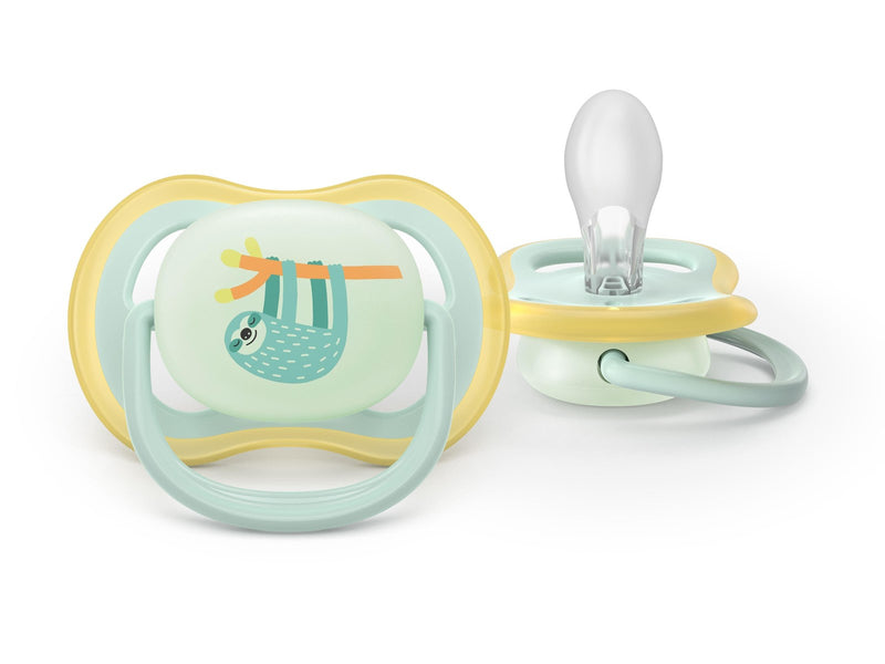 Philips Avent Pacifier ultra air nighttime 4 pack 0–6 mdr. dyremotiver