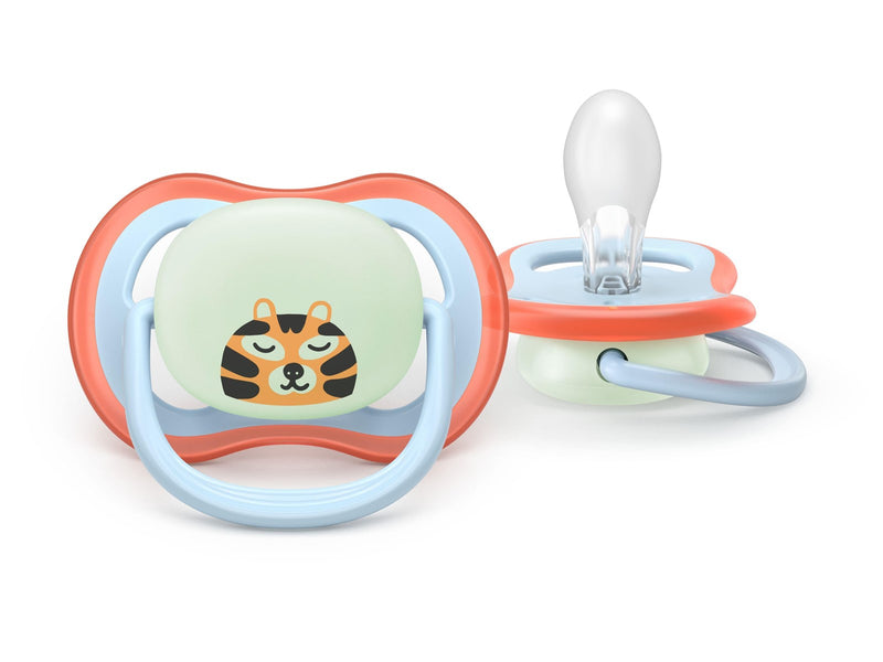 Philips Avent Pacifier ultra air nighttime 4 pack 0–6 mdr. dyremotiver