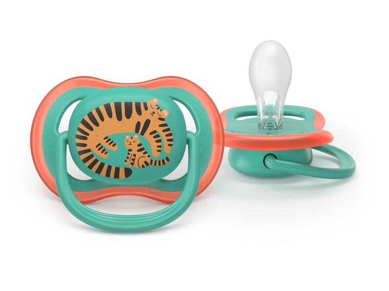 Philips Avent Pacifier ultra air nighttime 4 pack 6–18 mdr. dyremotiver