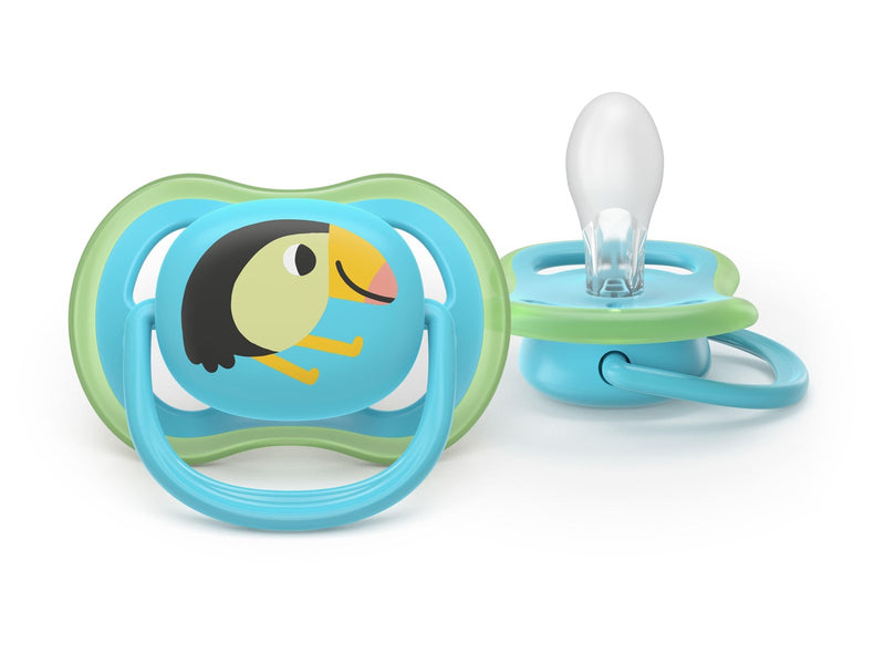 Philips Avent Pacifier ultra air nighttime 4 pack 6–18 mdr. dyremotiver
