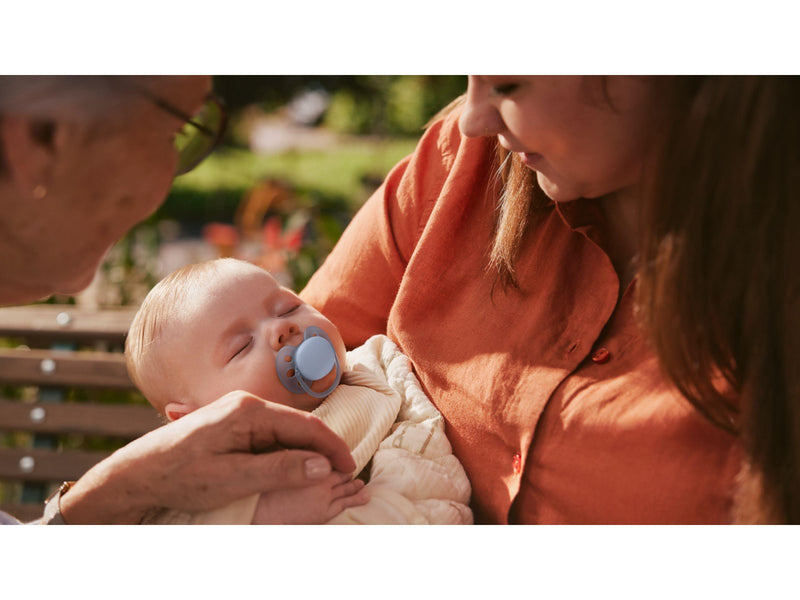 Philips Avent Pacifier ultra soft 2 pack 0-6 mdr. blå/grøn
