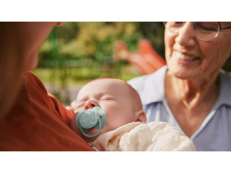 Philips Avent Pacifier ultra soft 2 pack 0–6 mdr. gul/blå