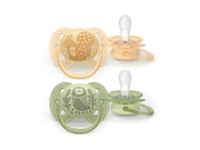Philips Avent Pacifier ultra soft 2 pack 6–18 mdr. gul/grøn
