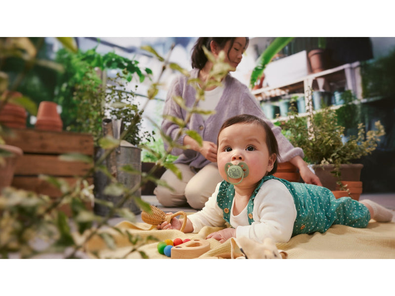 Philips Avent Pacifier ultra soft 2 pack 6–18 mdr. gul/grøn