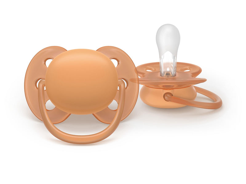 Philips Avent Pacifier ultra soft 4 pack 18+ mdr. blå/grøn/gul/rød