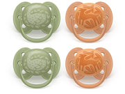Philips Avent Pacifier ultra soft 4 pack 18+ mdr. grøn/orange