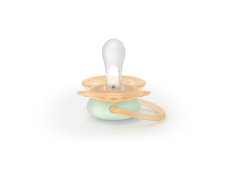 Philips Avent Pacifier ultra soft nighttime 2 pack 0–6 mdr. rød/gul
