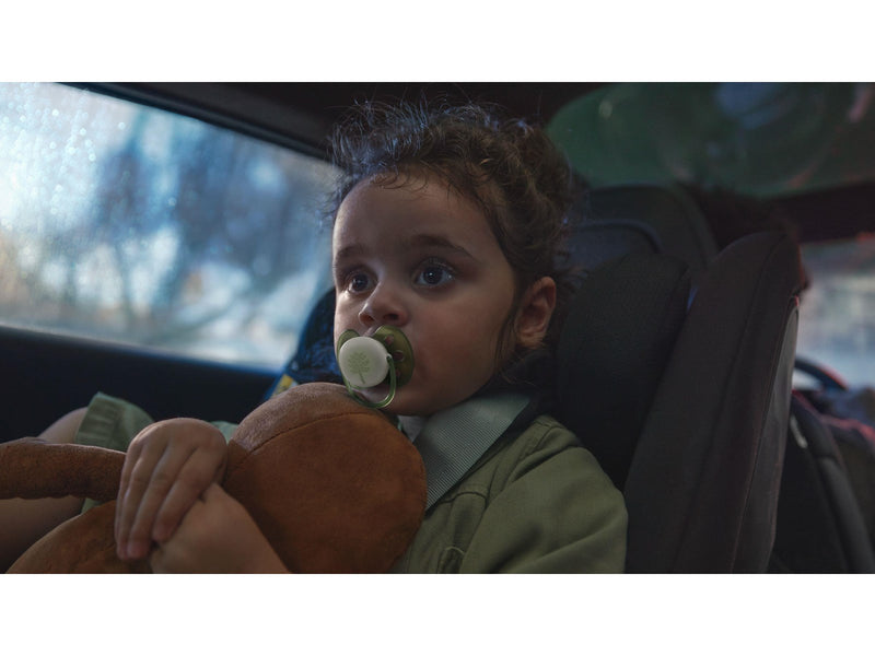 Philips Avent Pacifier ultra soft nighttime 2 pack 18+ mdr. grøn/blå