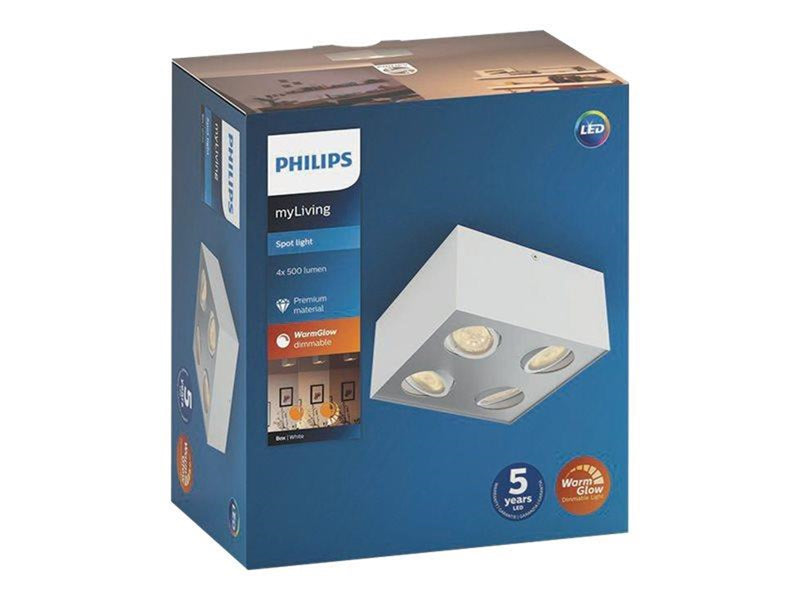 Philips BOX special form white 4x4.5W SELV