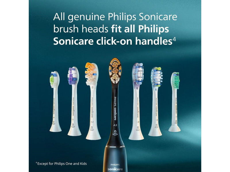 Philips Bürstenköpfe Sonicare Optimal White - 4 pcs - Black