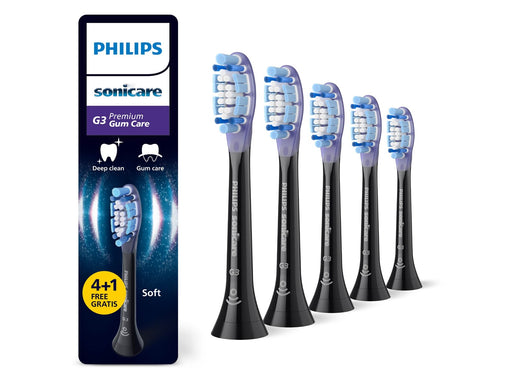 Philips Bürstenköpfe Sonicare Premium Gum Care - Black - 5 pcs