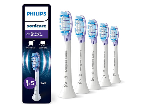 Philips Bürstenköpfe Sonicare Premium Gum Care - White - 5 pcs
