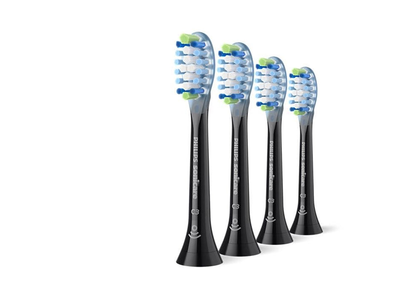 Philips Bürstenköpfe Sonicare Premium Plaque Defence- black - 4pcs