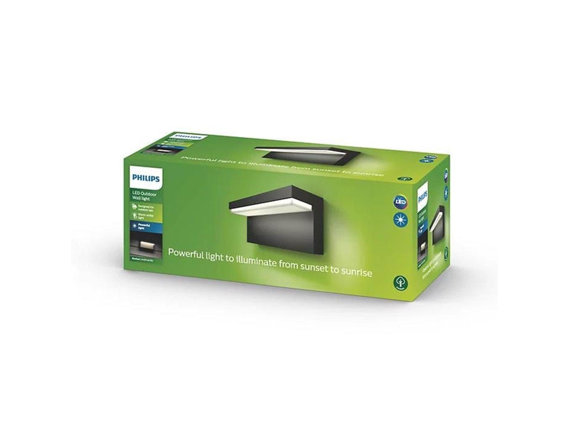 Philips Bustan außenwandleuchte, LED 9W, anthrazit
