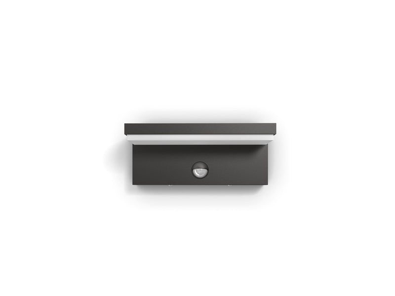 Philips Bustan außenwandleuchte mit Sensor, LED 9W, anthrazit