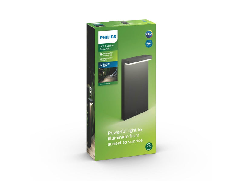 Philips Bustan sockel 9W, anthrazit