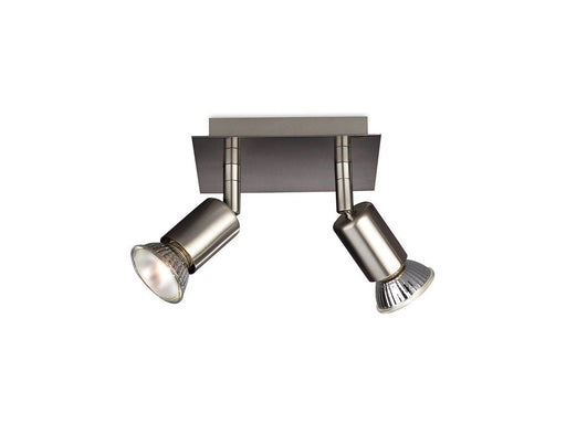 Philips CARREA plate/spiral nickel 2x50W 230V
