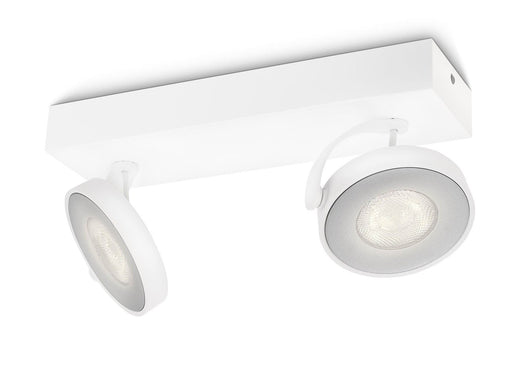 Philips Clockwork spot rail 2x5W 2700K white