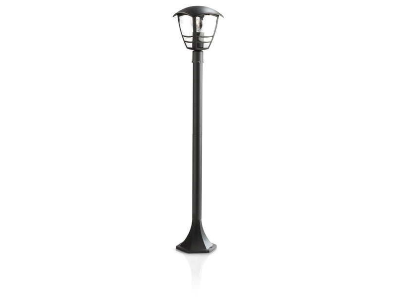 Philips Creek post black 1x60W 230V