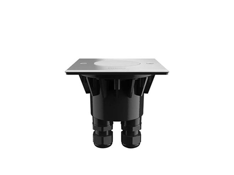 Philips Crust bodeneinbauspot, LED 3W, 2700K, edelstahl