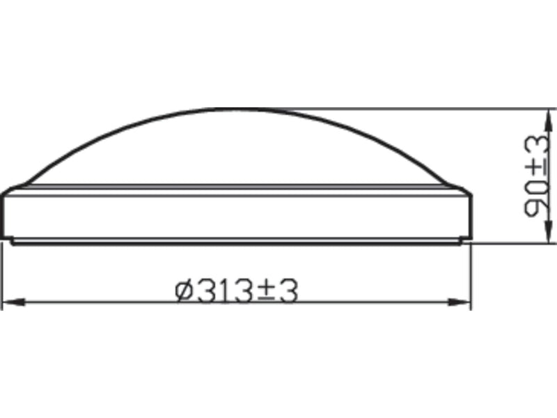 Philips DORIS CL257 EC RD 17W 27K B HV IP44 06