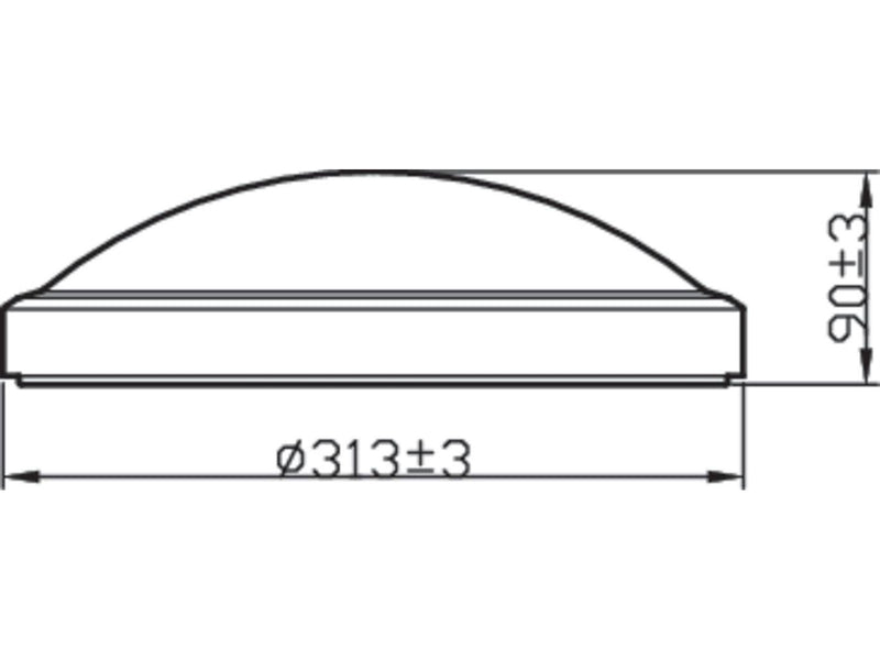 Philips DORIS CL257 EC RD 17W 27K N HV IP44 06