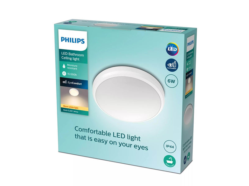 Philips DORIS CL257 EC RD 6W 27K W HV IP44 06