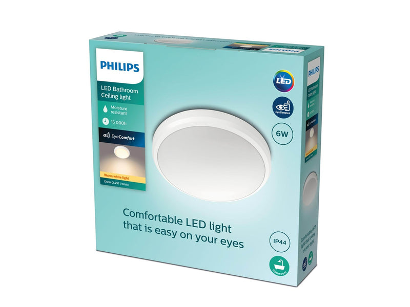 Philips DORIS CL257 EC RD 6W 27K W HV IP44 06