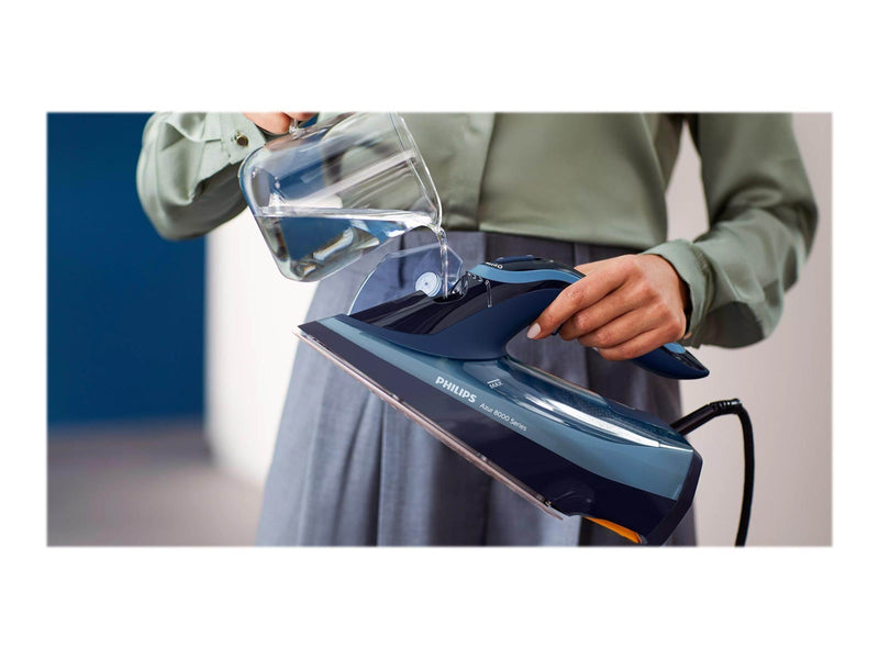 Philips Dampfbügeleisen Azur 8000 Series DST8020 - steam iron - sole plate: SteamGlide Elite