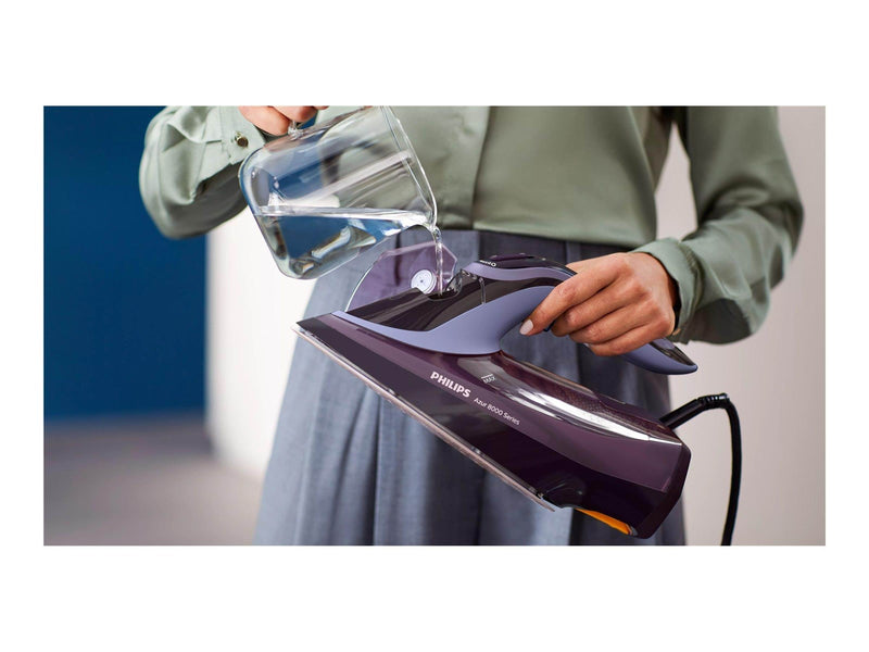 Philips Dampfbügeleisen Azur 8000 Series DST8021 - steam iron - sole plate: SteamGlide Elite