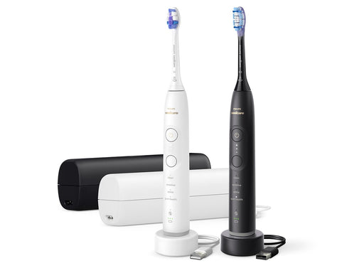 Philips Elektrische Zahnbürste HX7429/02 - 2 handles - Black/White
