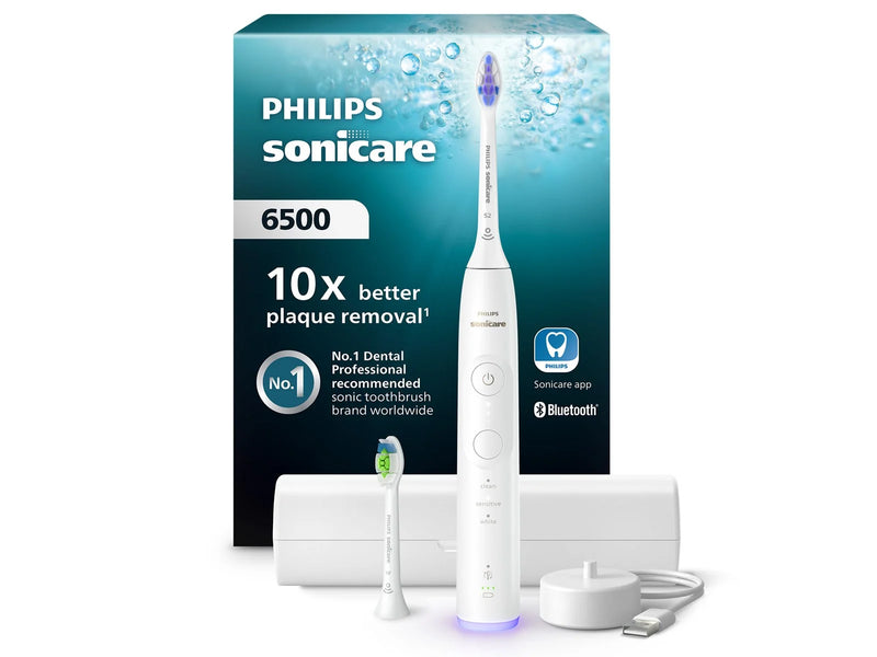 Philips Elektrische Zahnbürste Sonicare 6500 series HX7410/02 - tooth brush - white